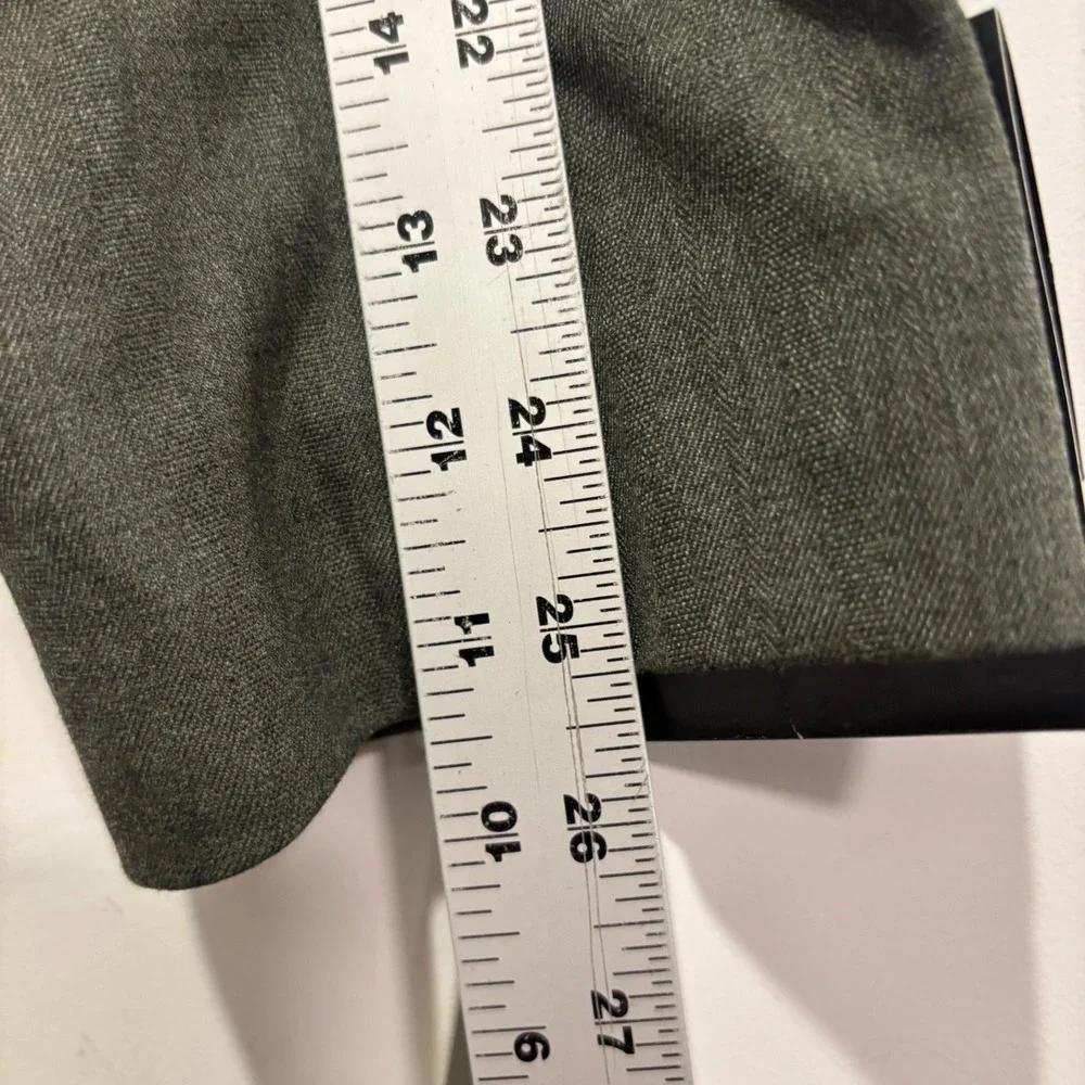 Banana Republic Tailored Fit Blazer 46R Olive Green Sport Coat 2-Button Stretch
